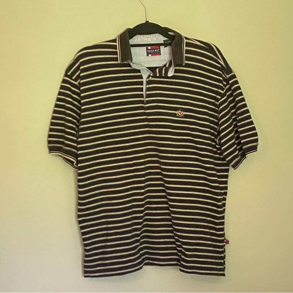 Large bugle boy polo like new. y2k style bugle boy polo from the early 00s